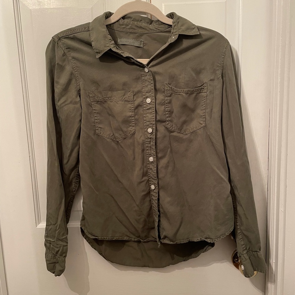Abercrombie Olive Top XS